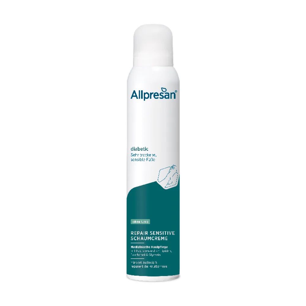 Allpresan diabetic Inten.+Repair o.Urea Schaum-Cr. 200 ml Schaum