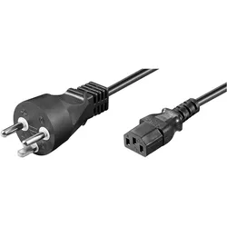 MicroConnect Stromkabel (10 m), Stromkabel, Schwarz
