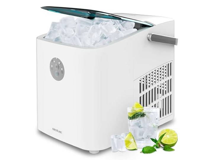 Cecotec Eiswürfelmaschine 12 kg mit Fenster Chillin' Ice 1200 Go, 120 W, Ice Maker, Kapazität tägliche Produktion 12 kg, Eis fertig in 6-8 Minuten, 2 Würfelgrößen, einfache Steuerung