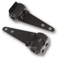 HIGHSIDER smart Lampenhalter Schwarz Universal, Für 30-38 mm