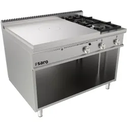 SARO Glühplattenherd offener Unterbau +2 Brenner Modell