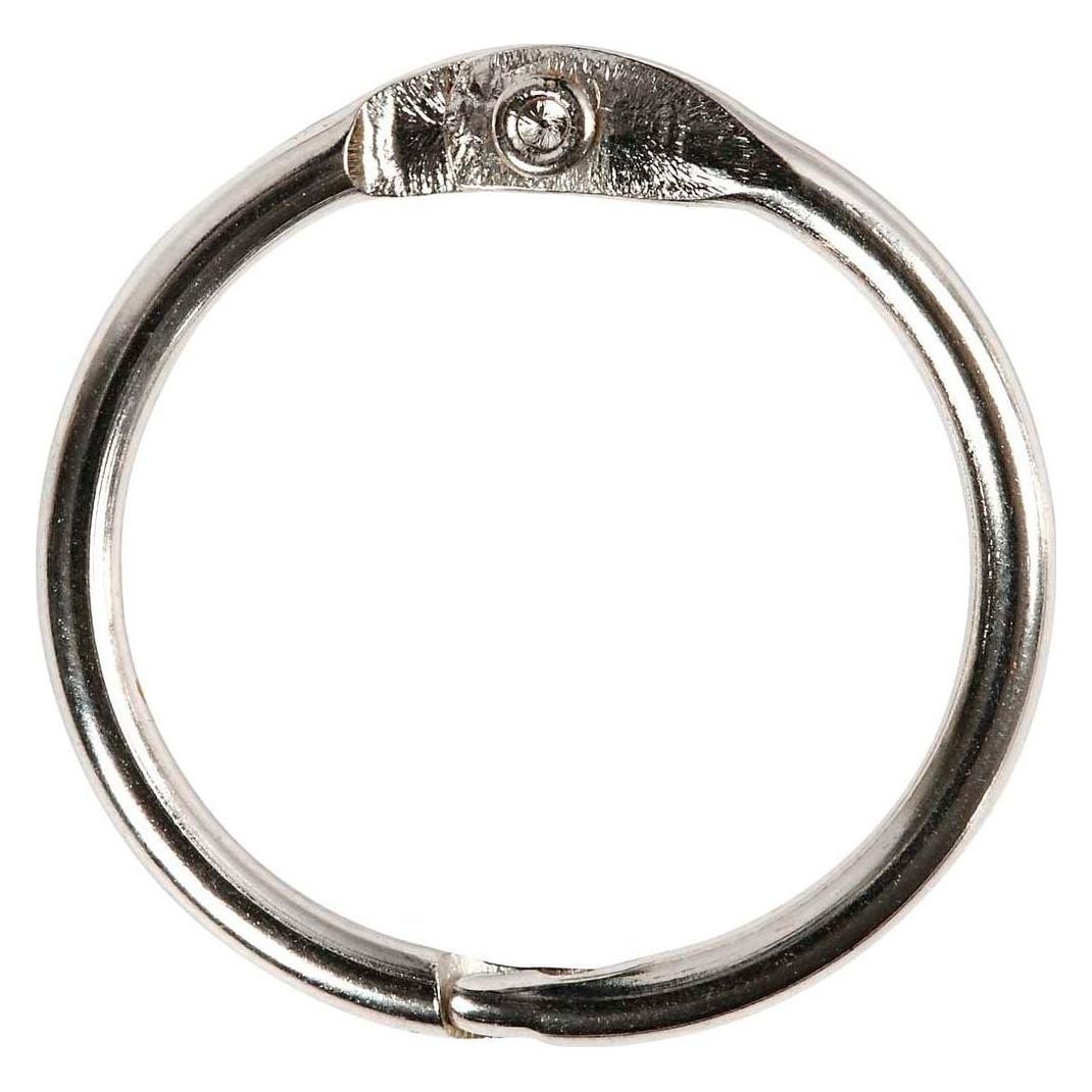 Creativ Company Bogenring 19 mm, 10 Stück, Detailfarbe: Silber, Material (51240)