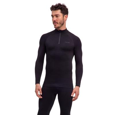 Langarmshirt FALKE "FALKE Langarmshirt", Herren, Gr. L, schwarz (3000), Shirts Langarmshirt