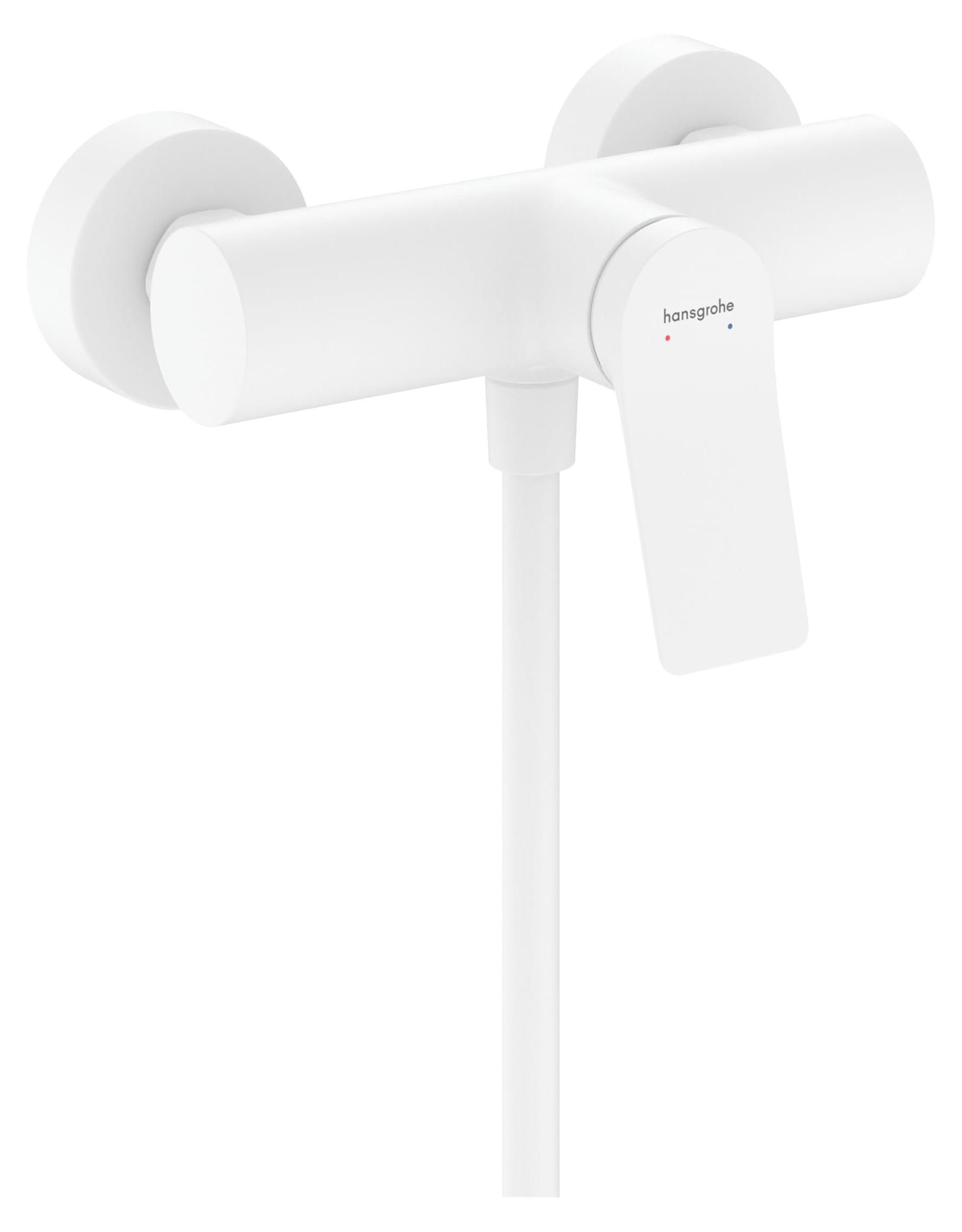Aufputz-Duscharmatur 1 Funktion, Duschmischbatterie, mattweiß