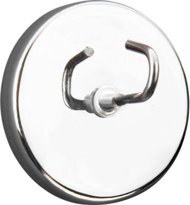 Großer Hakenmagnet, verchromt