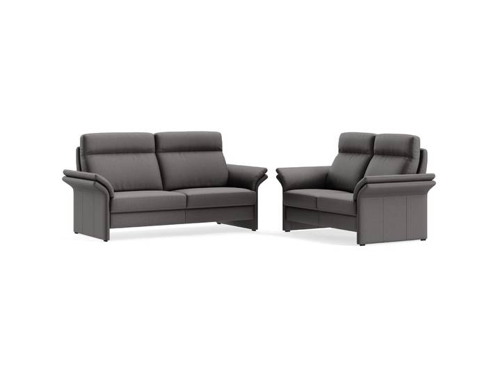 Polstergruppe Albula Echtstoff Roma brown B 286 T 241 cm - Möbel Konfigurator: Traummöbel individuell zusammenstellen - Polstergruppe