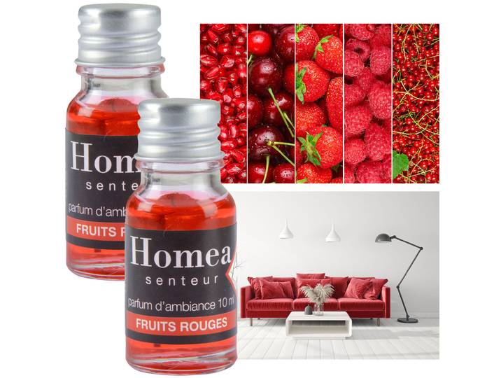 2er-Set Duftöl Rote Früchte, Raumduft, je 10ml