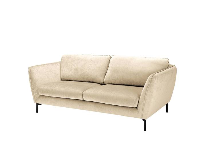 Sofa Portis 2-Sitzer Beige Chenille Elyon 187 x 85 x 102cm Modern