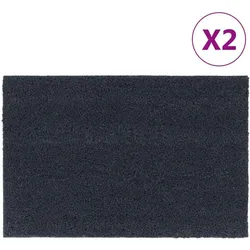 vidaXL, Fussmatte, Kyrie (2 Stück) (40 x 60 cm)