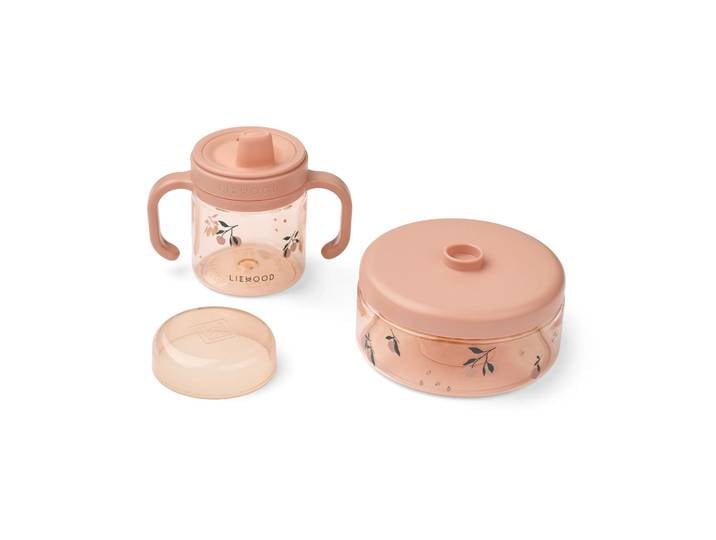 Liewood Vaisselle pour enfants Beatrix 2 pièces Peach-sea shell