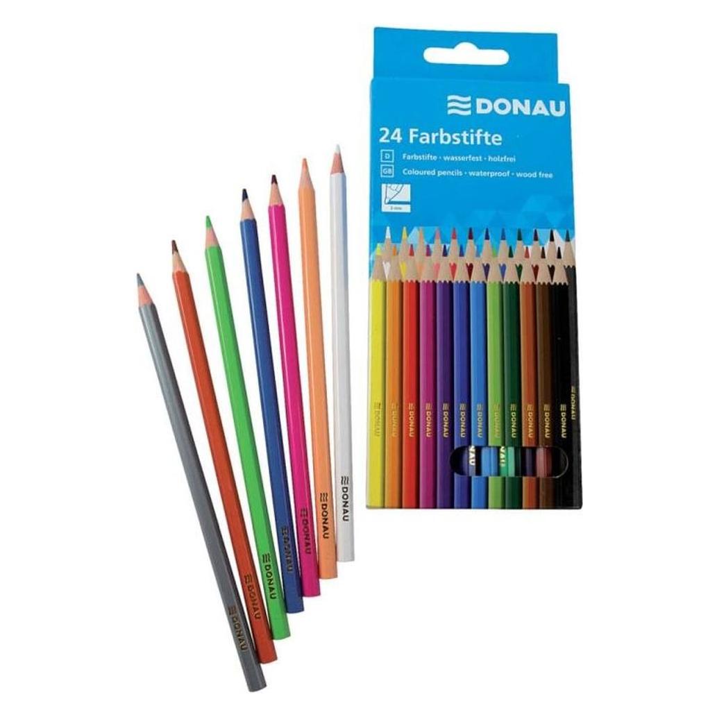 Donau Farbstifte 24er mehrfarbig (24x) (330172)