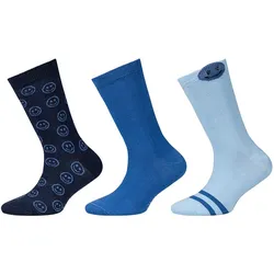 3er Pack s.Oliver Originals Motif Baumwoll Socken Jungen 5088 - serenity 31-34