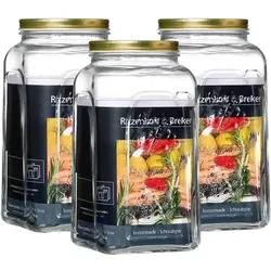 EINMACHGLÄSER Homemade transparent 3 l 3er Set