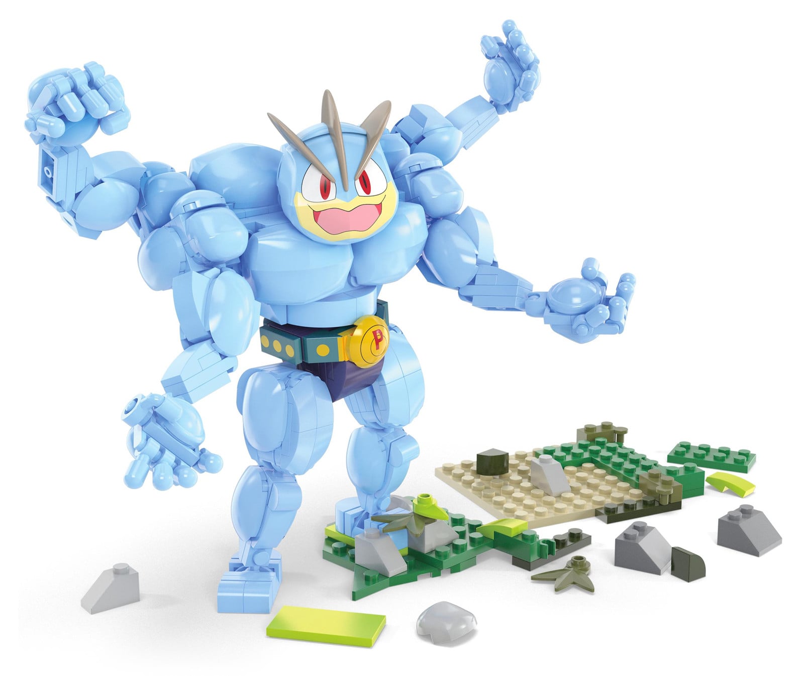 MEGA Pokémon Machomei bouwset met beweegbare figuur