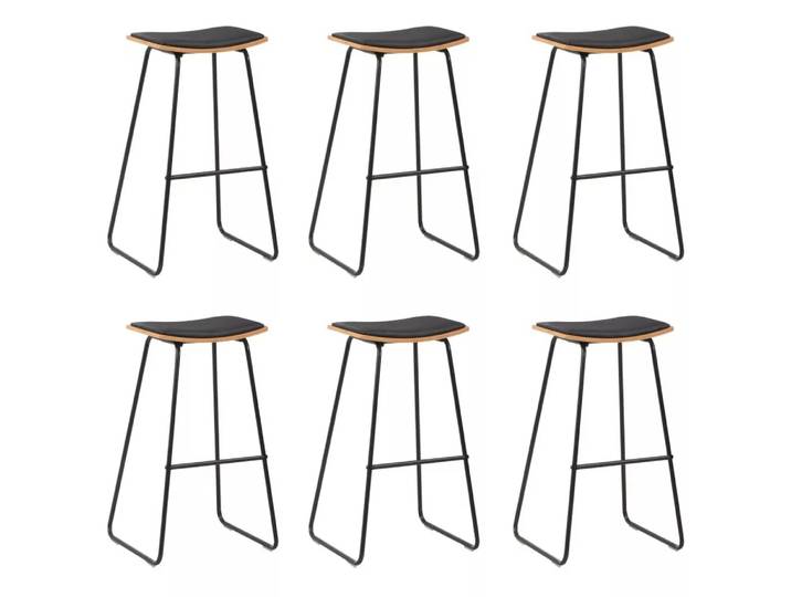 VidaXL - Barhocker holz, One Size, Schwarz