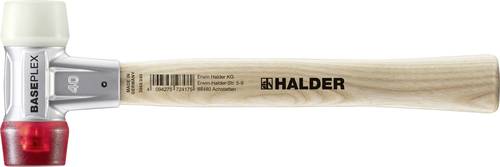 Halder BASEPLEX 3968.040 Schonhammer ergonomischer Griff, hart 510g 325mm 1St.