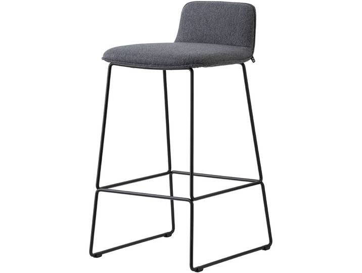 CONNUBIA Barhocker Riley Soft anthrazit Metall H 80 cm