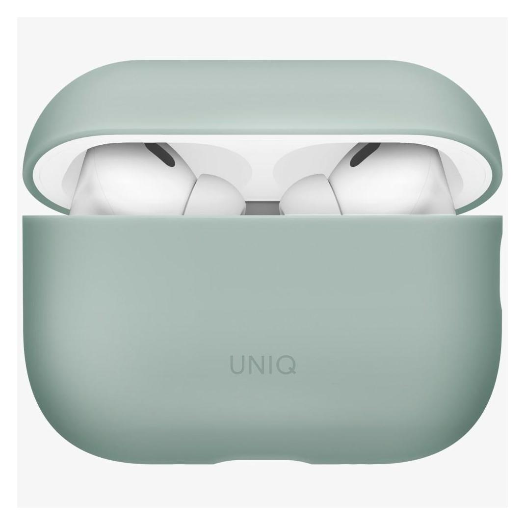 Uniq Case Lino for AirPods Pro 3 gen Silicone green (Kopfhörer Hülle) (UNIQ-AIRPODSPRO3-LINOICEGRN)
