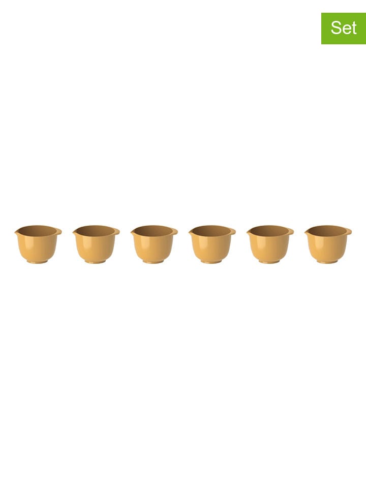 Rosti 6er-Set: Mini-Rührschüsseln "Margrethe" in Gelb - 25 ml - onesize