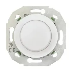 Elso WDE011605 Universal- Dimmer 20-420W/VA mit Zentralplatte weiss RENOVA