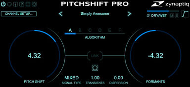 Zynaptiq Pitchshift Pro