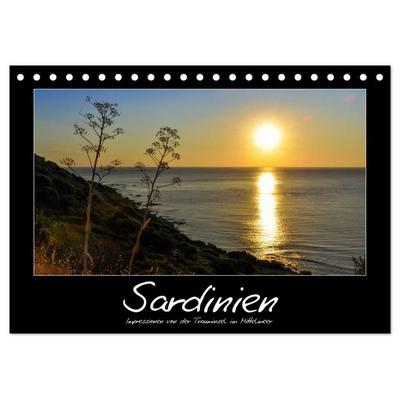 Die Trauminsel Sardinien (Tischkalender 2026 DIN A5 quer), CALVENDO Monatskalender