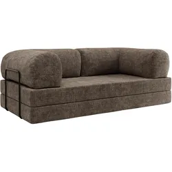 3-SITZER SOFA ORSETTO - Braun Schenille grob gewebt
