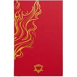 Red Wellness Journal - 120 pages - Golden Mandala and Lotus
