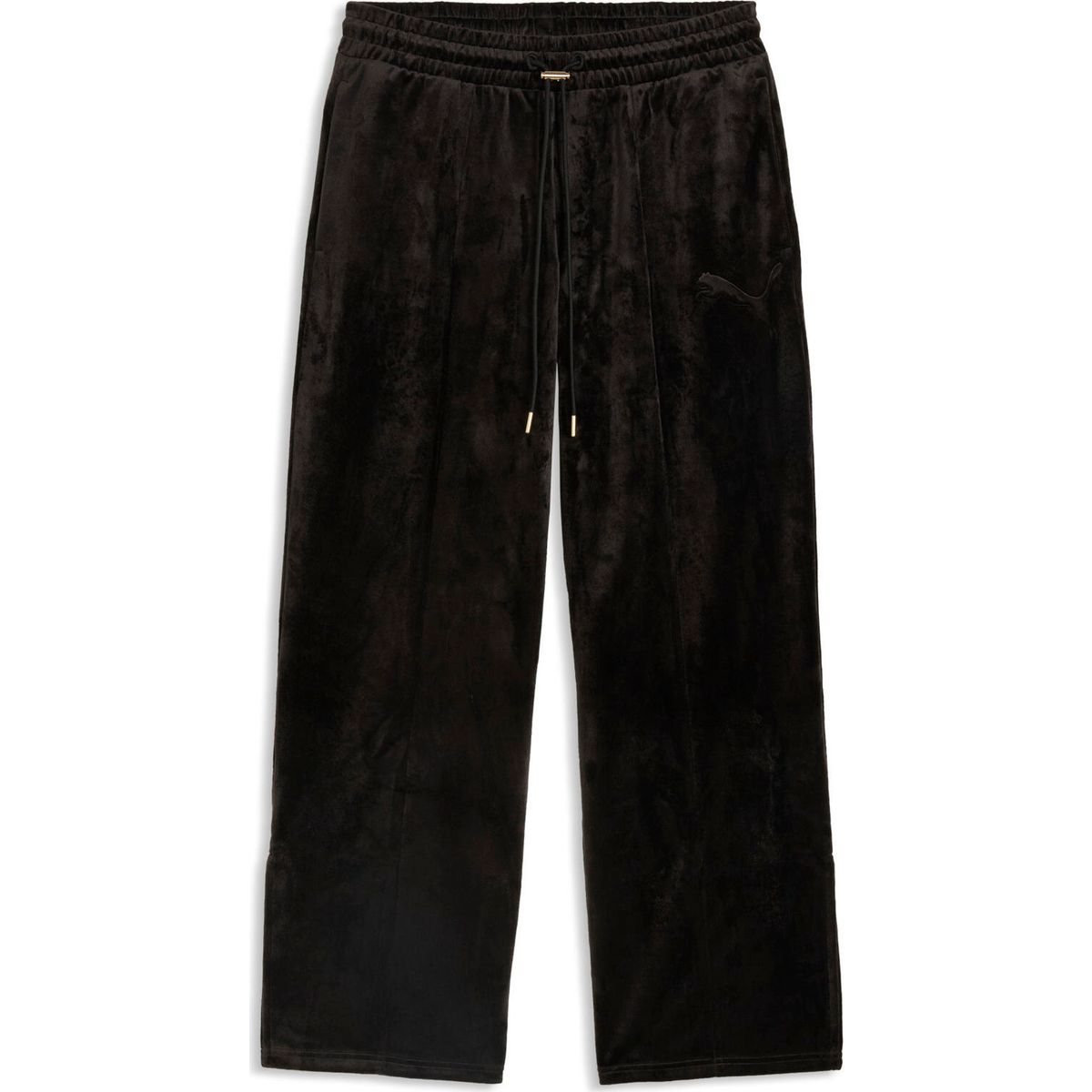 Puma Essentials Elevated Comfort Velour Straight Leg Pants puma black (01) S 694022-01-S