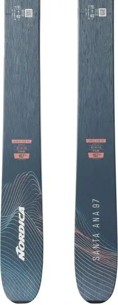 All Mountain Ski Nordica Santa Ana 97 Damen (161cm - Salmon / Turquoise / Navy)