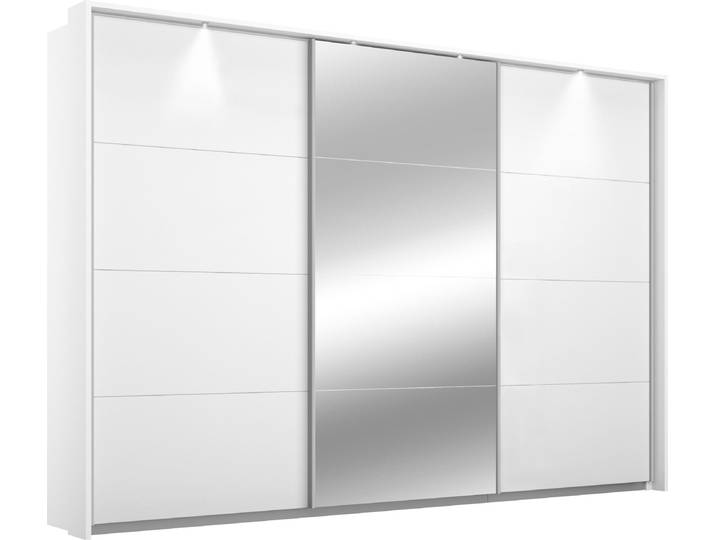 rauch Kleiderschrank Schrank Garderobe Wäscheschrank Ankleide KULMBACH optional mit Beleuchtung, Breiten 278/368 cm Höhen 214/233 cm, mit umfangreicher Innenausstattung und Passepartout MADE IN GERMANY