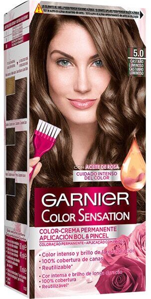 Garnier Color Sensation Permanent Color 5 Castaño Luminoso