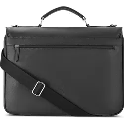 Bugatti Valencia Aktentasche Leder 38 cm Laptopfach (15.40"), Notebooktasche, Schwarz