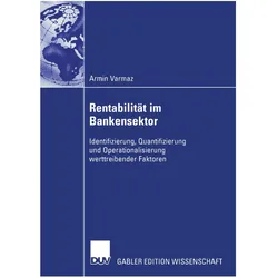 Rentabilität im Bankensektor, Fachbücher von Armin Varmaz