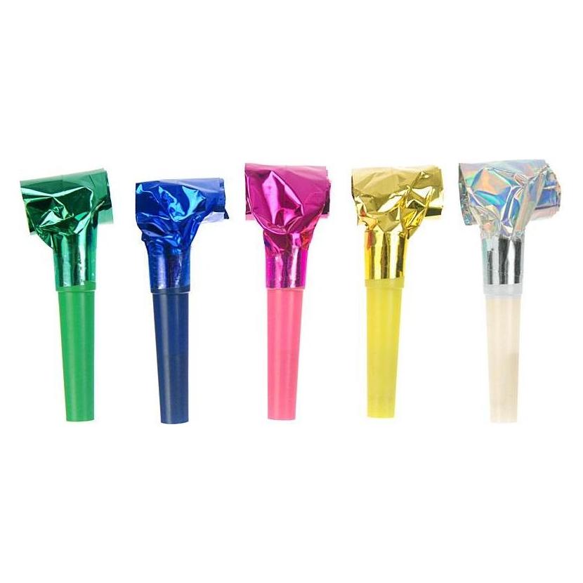 Partydeco Holografische Pfeifen, Mischung (1 Pck (120 Stk.) (511039)