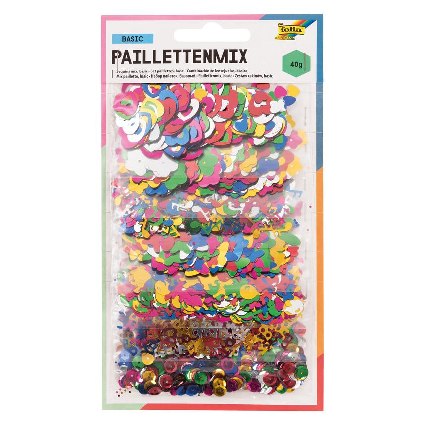 Folia Paillettenmix (10 Stk.) (2507)