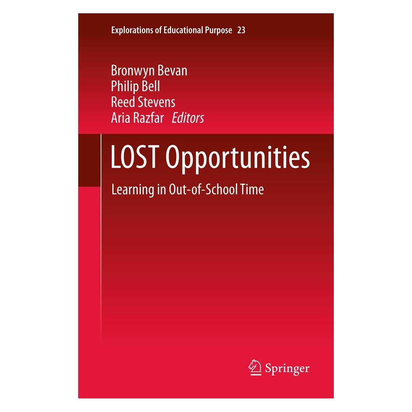 Springer LOST Opportunities (Englisch, Hardcover, Aria Razfar, Bronwyn Bevan, Philip Bell, Reed Stevens) (9789400743038)