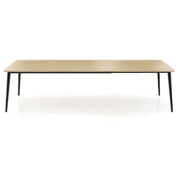 Mobitec Esstisch mit Auszug Core 200/300 x 100 cm Holz Braun Eiche 200