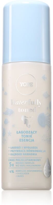 Yope Waterfully Toned Tonic Essence lotion tonique hydratante visage 150 ml