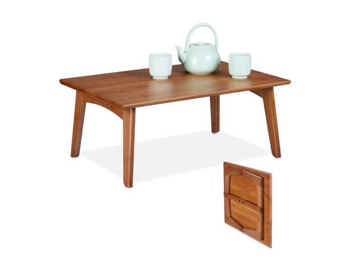 Relaxdays Inklapbare salontafel hout