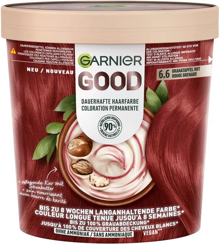 Garnier - Dauerhafte Haarfarbe, 1 Stück, . Granatapfel Rot