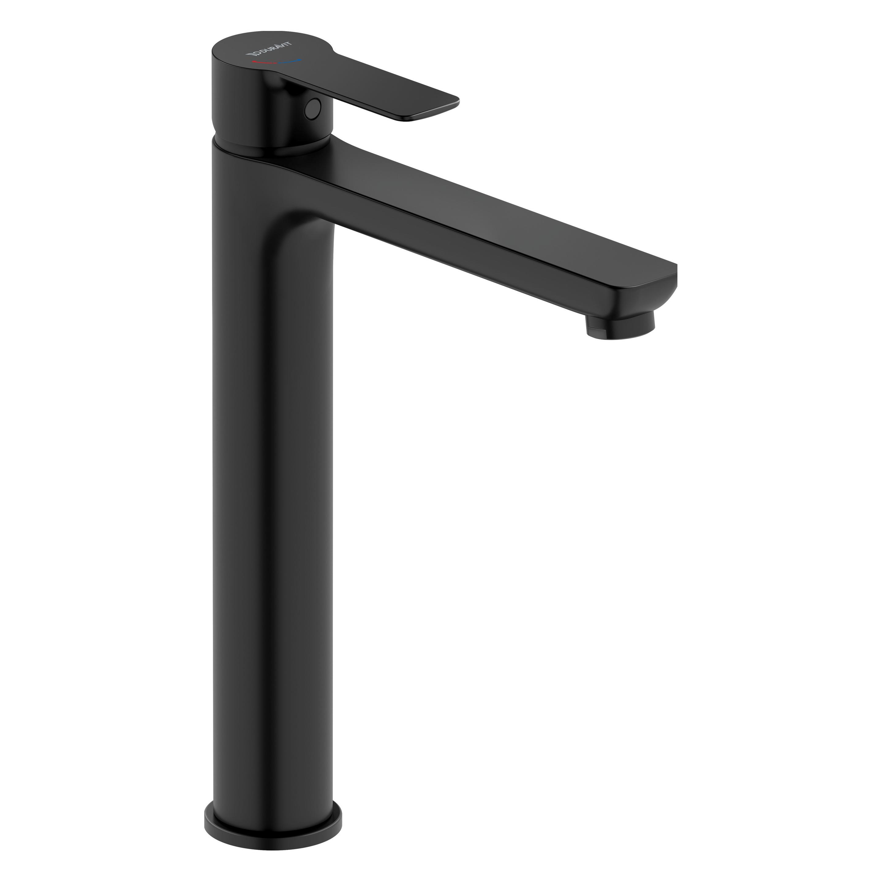 Duravit D-Code Einhebel-Waschtischmischer XL FreshStart und Minusflow, Standmontage (DC1043002046)
