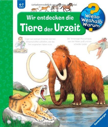 Patricia Mennen - Wieso? Weshalb? Warum? 7: Wir entdecken die Tiere der Urzeit - Preis vom 16.10.2026 11:41:07 h