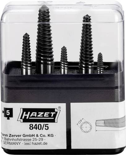 Hazet 840/5 Schraubenausdreher-Set M4 - M18