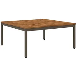 vidaXL Couchtisch Natur und Kaffee 100 x 100,5 x 45 cm
