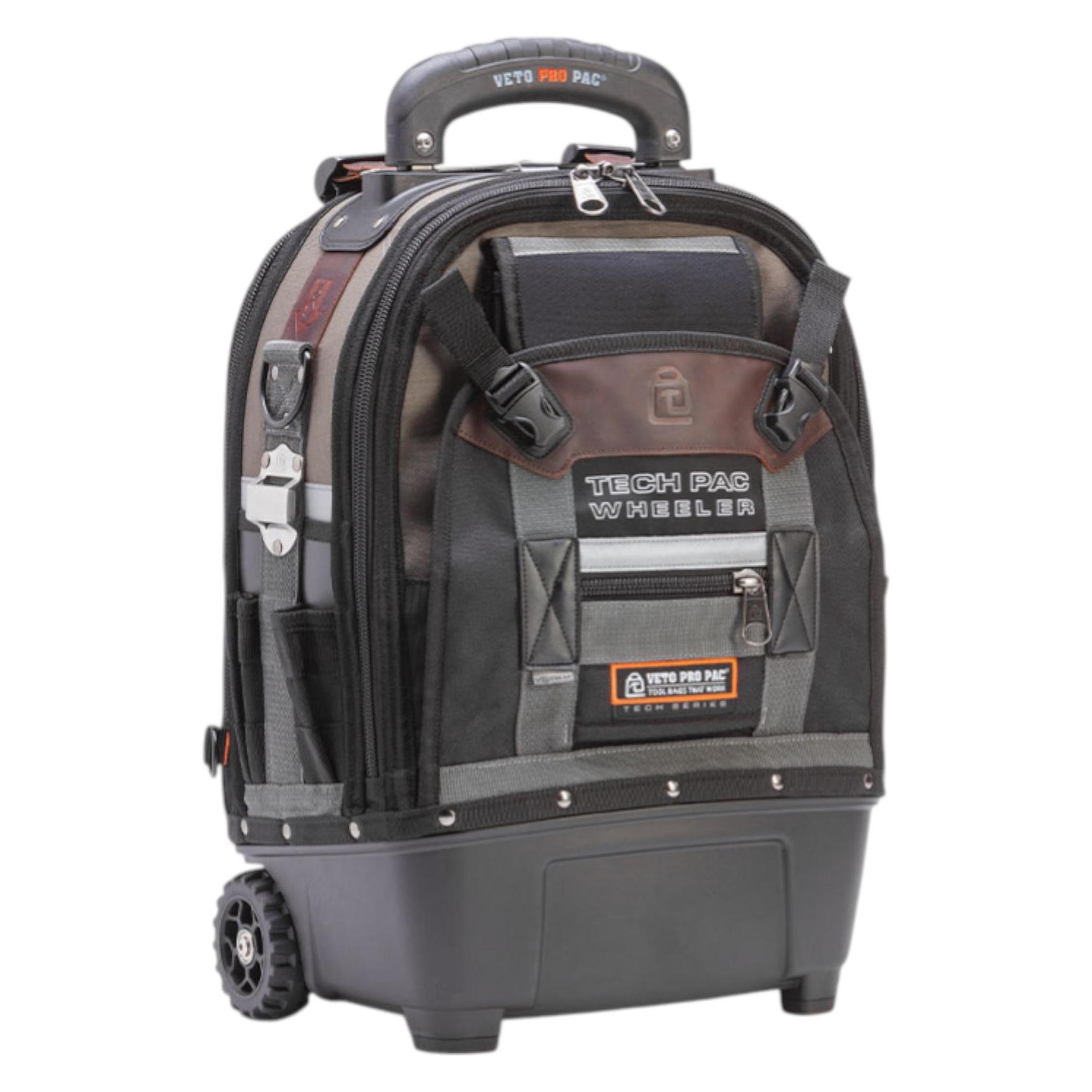 Veto Pro Pac VETO Tech Pac Wheeler Rucksack Werkzeugtasche 355 x 280 x 530 - 610 ( AX3560 ) mit Rollen (67719841)
