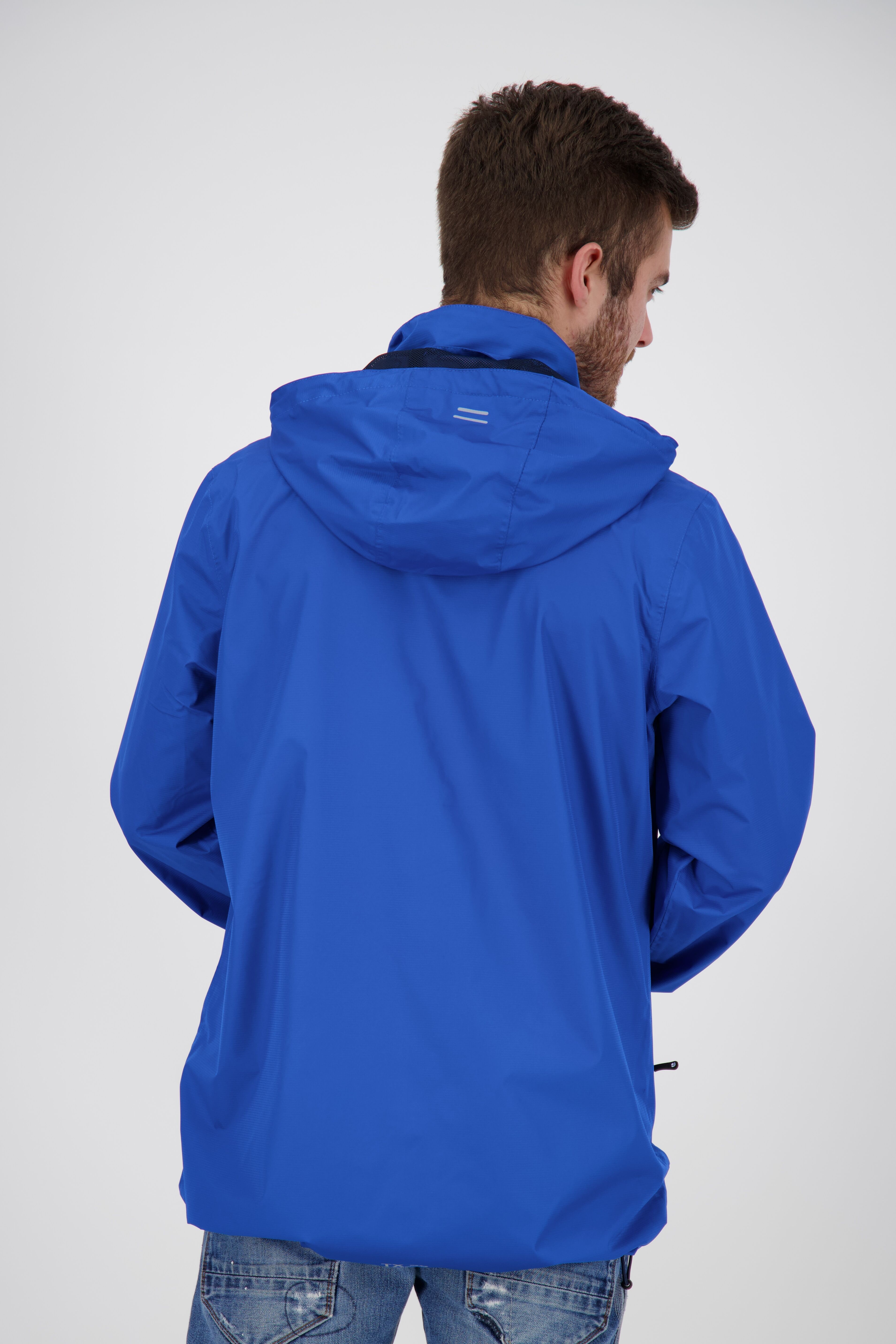 Outdoorjacke DEPROC ACTIVE "PORT NEIL Men", Herren, Gr. L, blau (navy), 100% Polyester, mit innenliegendem Gummizug, Jacken Outdoorjacke navy L