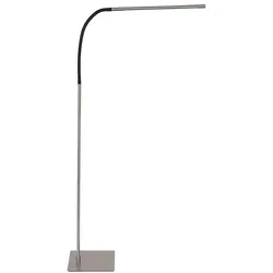 Stehleuchte Standlampe Schlafzimmerleuchte, Stehlampe mit verstellbarem Gelenk, dimmbar, LED 6 Watt 600 Lumen 2700 Kelvin warmweiß, LxBxH 20x60x183cm