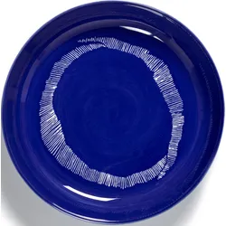 Feast Tiefe Teller 22 cm, dunkelblau-weiß, 2 St.