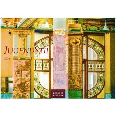 Jugendstil Kalender 2027 – Wandkalender | Fotokalender Kunst 24x35cm - Stilvolle künstlerische Motive im Jugendstil für das ganze Jahr.